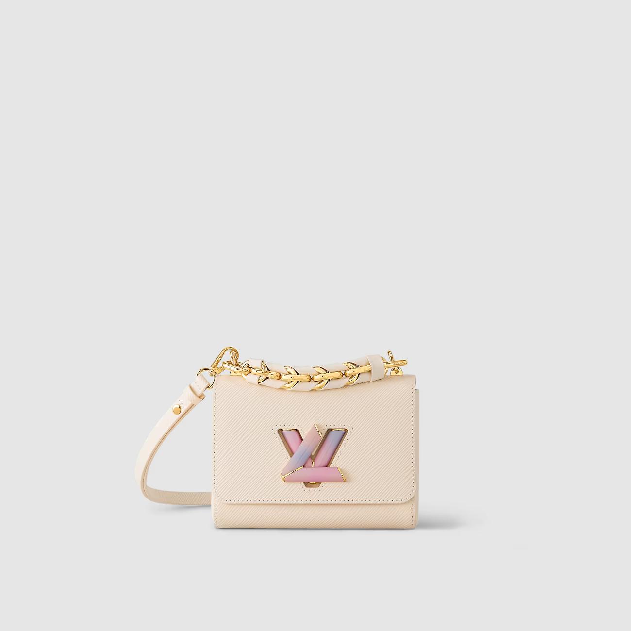 Túi Louis Vuitton Twist PM Nữ Kem